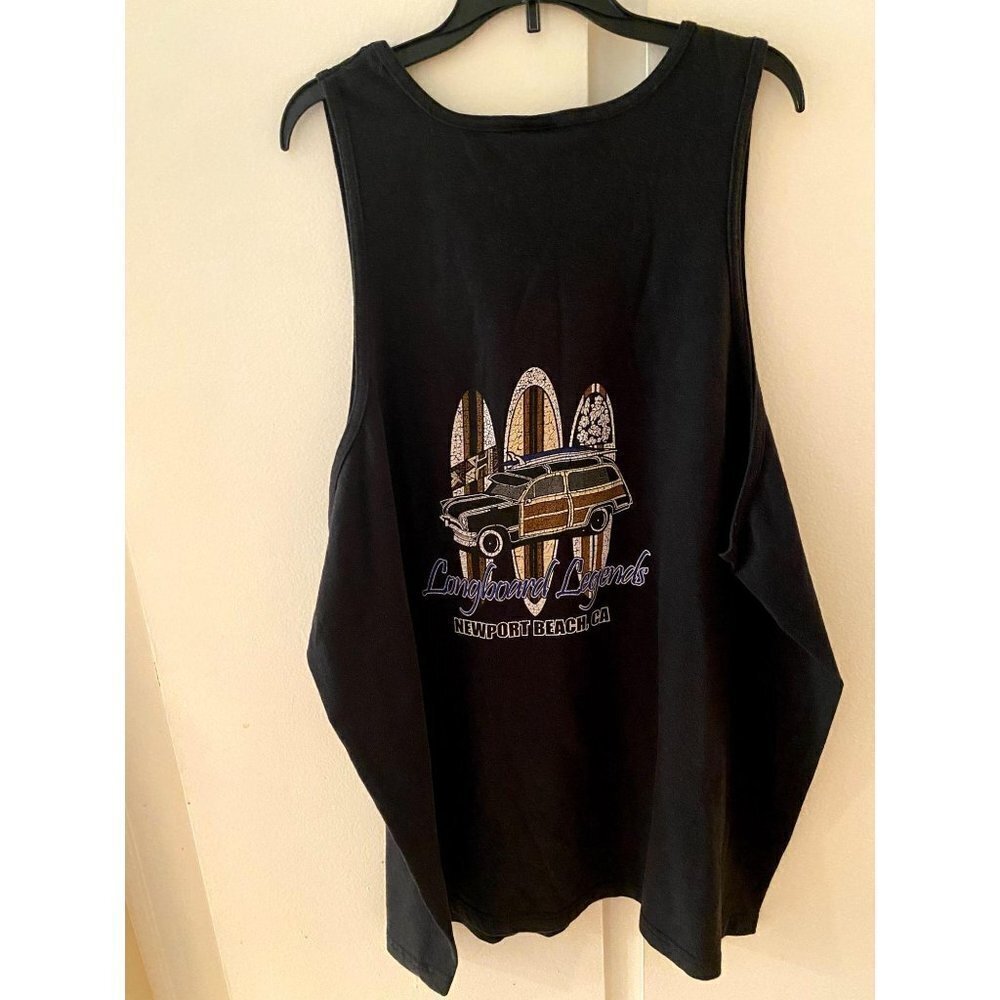 Longboard Legends Newport Beach 2XL Graphic Black